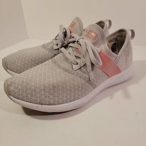 New Balance Womens Fuel Core Nergize Memory Foam Size 7 WXNRGSM Gray Pink